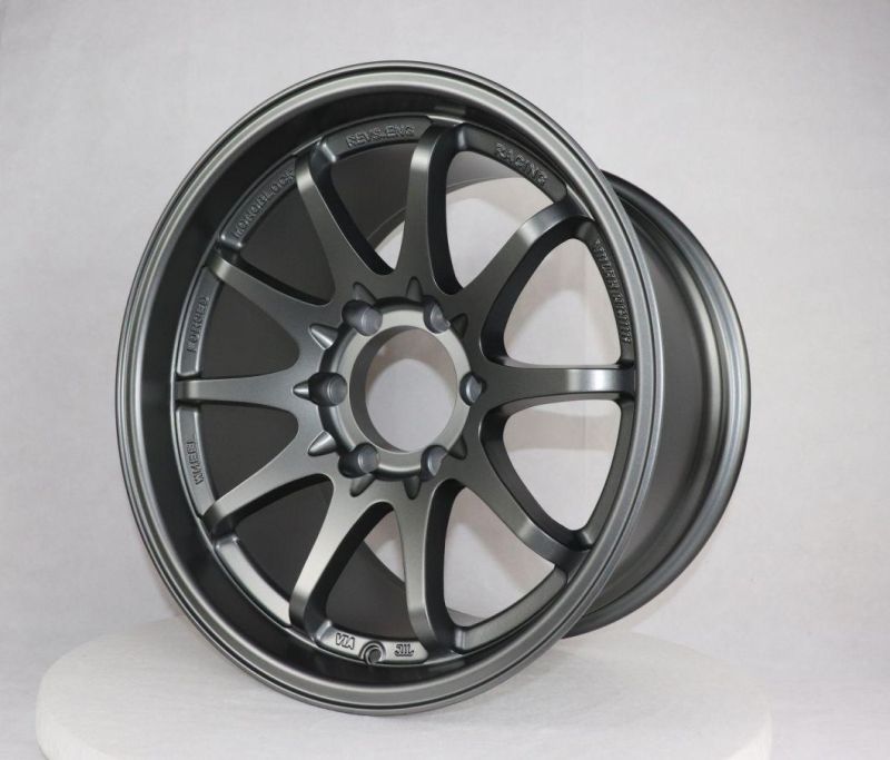 Customized Color Aluminum Casting Full Painting Wheels Rims for Auto Parts