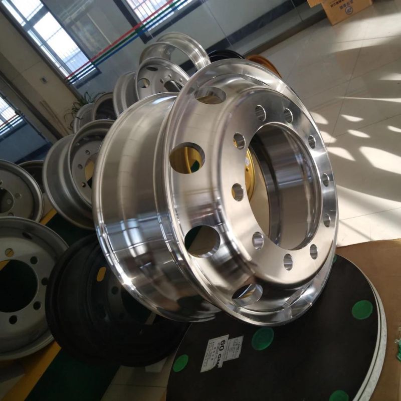 22.5*8.25high Quality Hot - Selling Two-Sided Polished Forged Aluminum Alloy Tubeless Wheels
