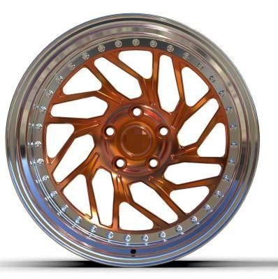 Aviation Aluminum Alloy 6061 Custom 18 19 20 21 Inch Forged Car Wheel PCD5X114.3 Forged Car Wheel