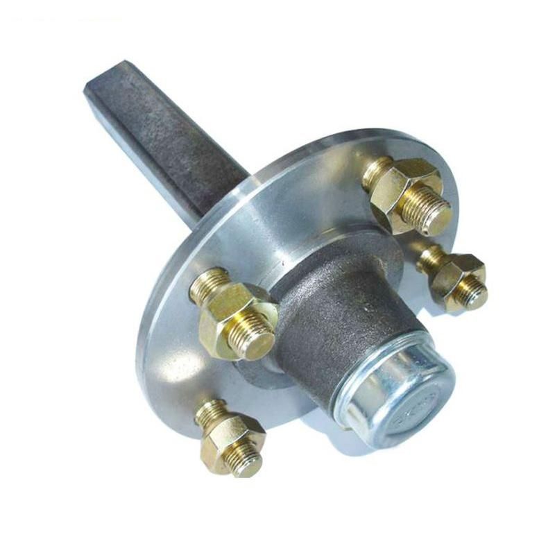 Customized Boat Trailer Spindle Axle With Lazy Hub