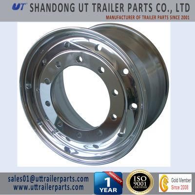 11.75X22.5 Polished Aluminum Alloy Wheel Rim for Truck and Trailer