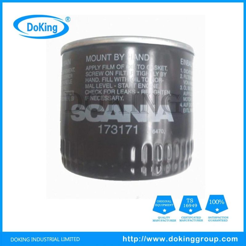 Factory Selling Sca Nia/Man 173171 Oil Filter