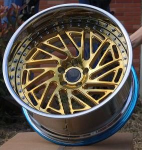2021 Latest Design 2 Piece 5 Holes Deep Dish Forged Mag Wheels Rims