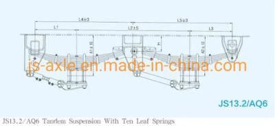 Auto Parts Manufacturer Suspension Leaf Spring for Semi Trailer and Truck