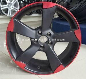 Matt Black Red Line Car Aluminum Alloy Wheels for Audi