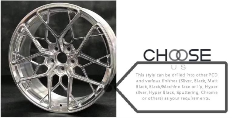 12-26 Inch Customized Forged Aluminum Alloy Wheels for Passenger