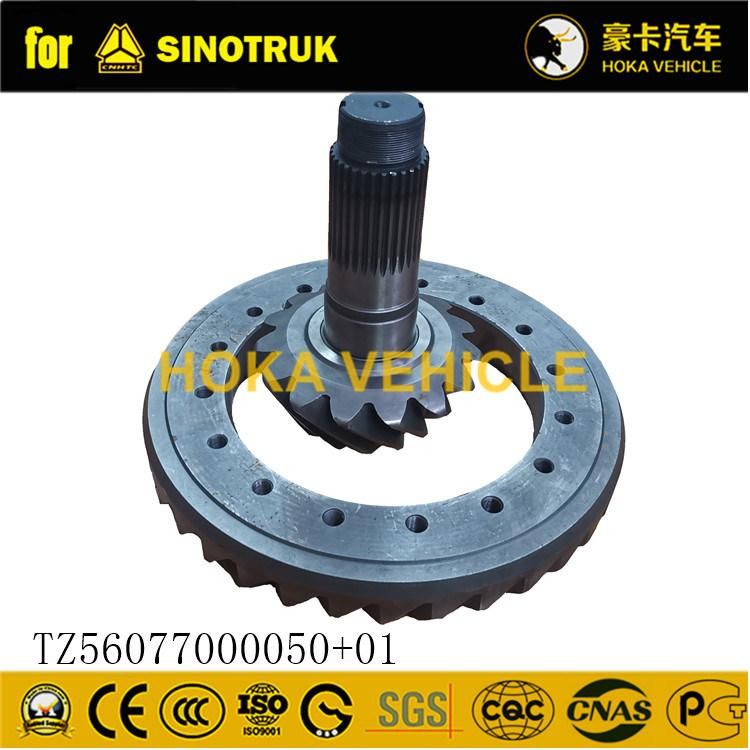 Original Sinotruk HOWO Truck Basin Angle Gear Tz56077000050+01 for All Sinotruk Heavy Truck