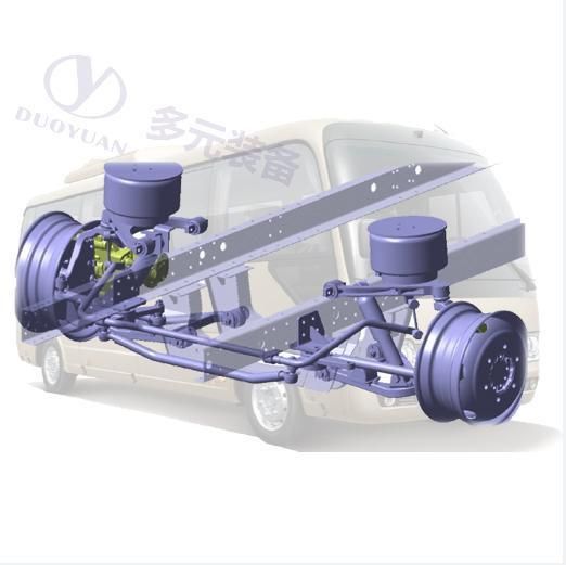Front Axle Assembly Double Decker Super Luxury Coach Low Floor Suspension and Assembly Axles Car Axle Assembly