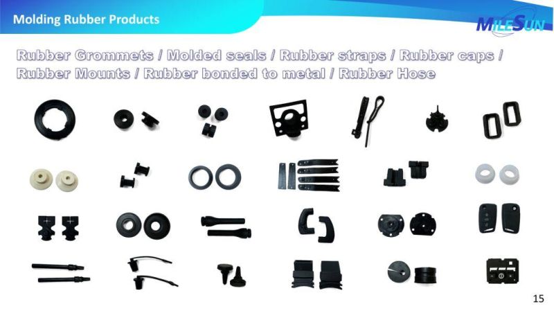 Molded Stem Bushing Rubber Bumpers for Chairs, Automotive