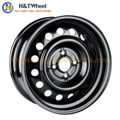 H&T Wheel 564109 15X6 PCD 4X98 15 Inch 4 Holes Steel Wheel Rims for Passenger Car