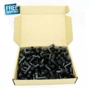 Free Shipping! ! Clearance Sale 100PCS Package of Ogo Black Elbow NPT 1/4&quot; * 3/8&quot; Tube Bar.