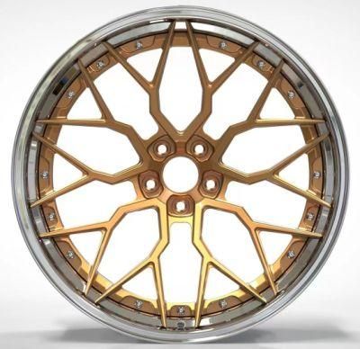 Two-Piece Forged Alloy Wheel, 18/19/20/21/22 Inches Personalized Custom Forged Car Rims China
