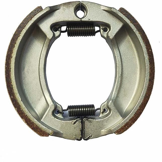 Two Wheeler Brake System Semi Metallic Motorcycle Brake Shoe Ax100