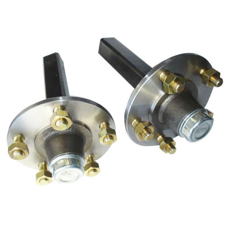 Customized Boat Trailer Spindle Axle With Lazy Hub