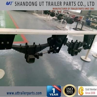 Germany Type Mechanical Suspension Two Axle / Tandem Overlung / Underslung with Leaf Spring