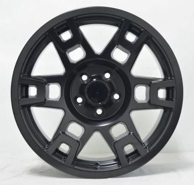 16&prime;&prime; and 17&prime;&prime; aftermarket alloy wheel in black machine face