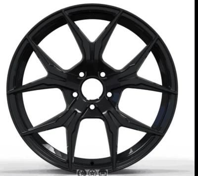 19X8.5 Black Alloy Wheel Replica