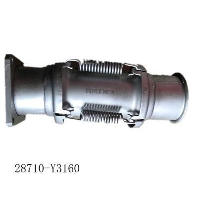 Original and High-Quality JAC Heavy Duty Truck Spare Parts Exhaust Tube 28710-Y3160
