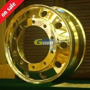 Truck Bus Trailer Wheel, Steel and Aluminum Wheel, Tube and Tubeless Truck Wheel