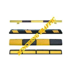 Long Rubber Car Parking Vehicle Wheel Chocks Reflective Truck Chock