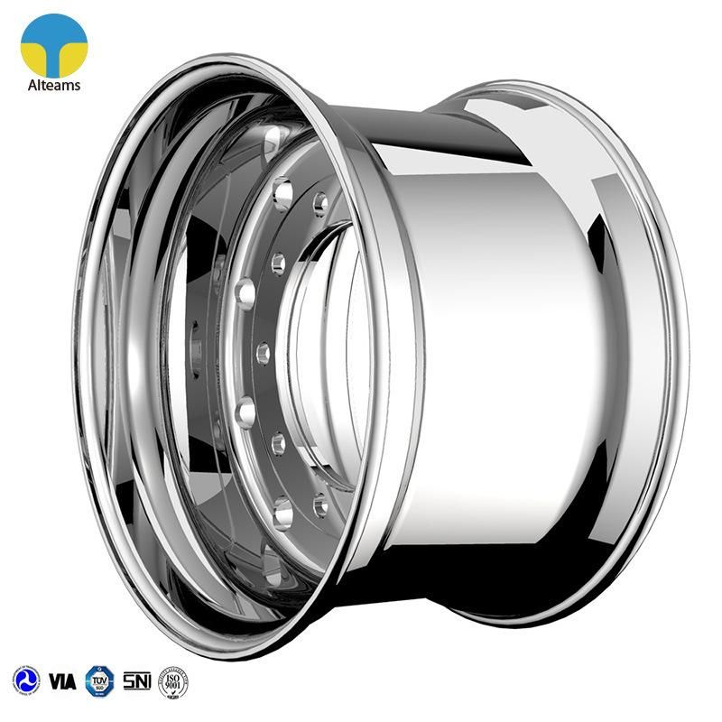 22.5X14 Deep Dish Racing Aluminium Wheel Rim with Polishing Finish Color