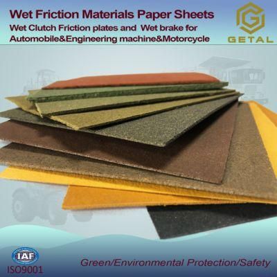 Getal Kevlar Fibers Wet Paper Based Friction Materials for Wet Brake and Wet Clutch