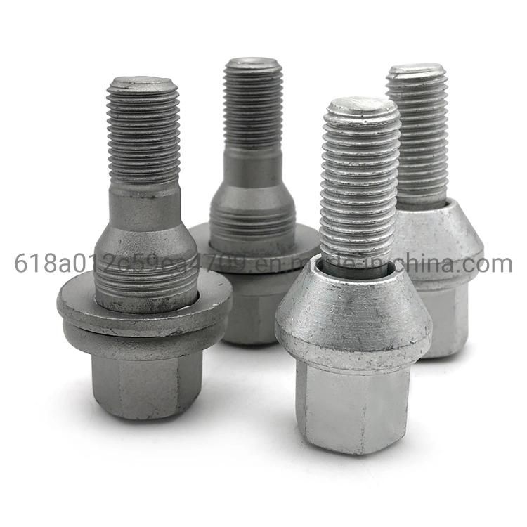 Car Parts Wholesale Chrome Locking Bolts Thread Stainless Steel M6X20 Wheel Bolt Screw for Car Wheel