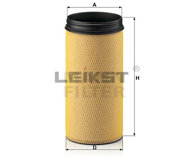Leikst Secondary Inner Filters 21115501/CF1940/14215077/14215078/Af27970 Pleated Air Filter Cartridge 4592056116 A5410100080