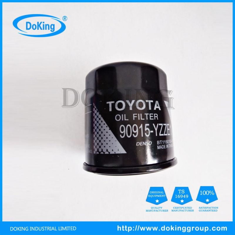 Professional Filter Factory with High Quality for Toyota Oil Filter 90915-Yzze1