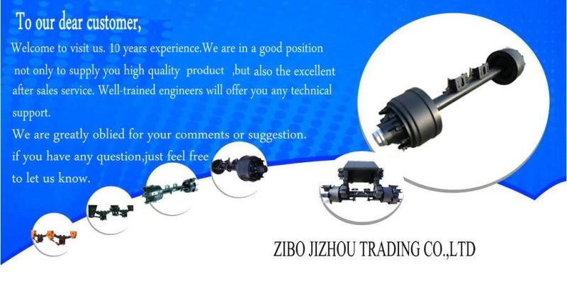 16t German Type Rear Axle for European Semi Trailer