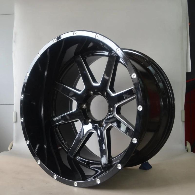 4X4 Rims Pickup Truck Wheels 17X9 PCD 6X139.7 5X127 5X130 5X114.3 Offroad Wheels