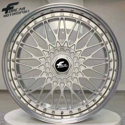 Full Polished 1/2-Pieces Alloy Forged Wheels in 18/19/20/22 Inch for Benz/BMW/Audi