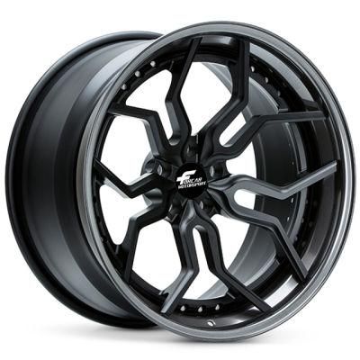 6061-T6 China Wheels Customized Luxury Design 2 Piece Forged Wheel