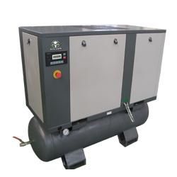 Rotary Screw Air Compressor with Tank and Dryer