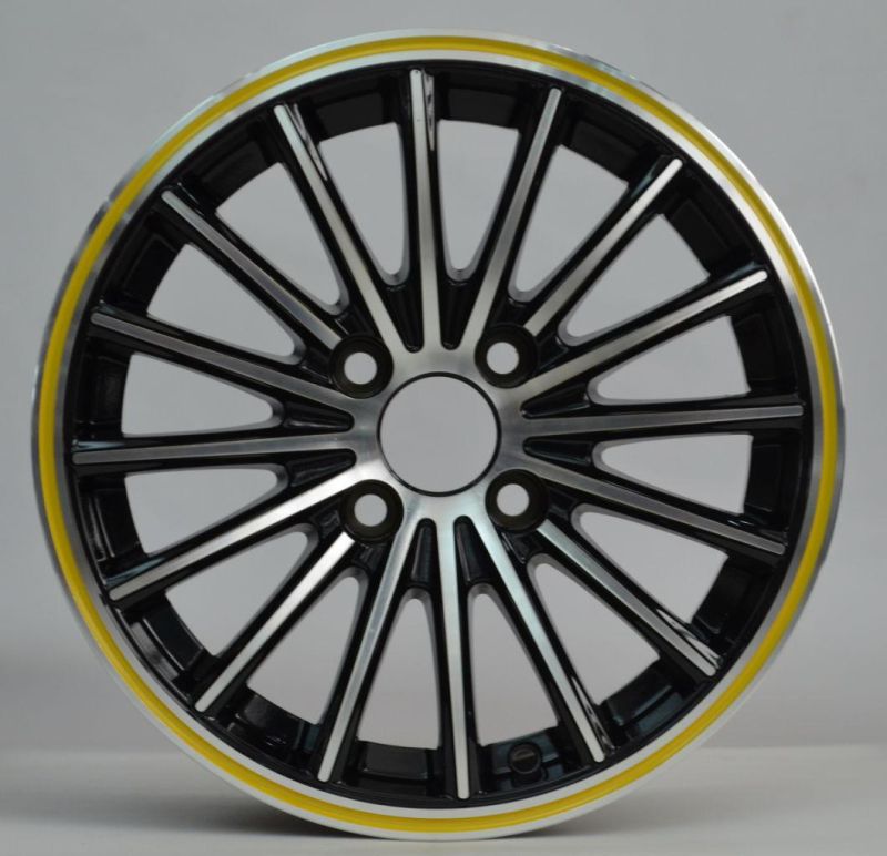 Polished Deep Lip Three-Pieces Forged Car Rim Aluminum Alloy Wheels