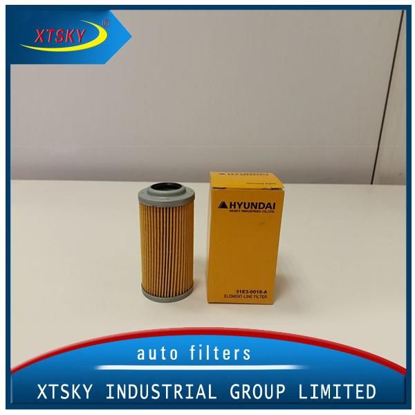 Pilot Filter 31e3-0018-a for Hyundai Excavator Factory Supply with Good Quality