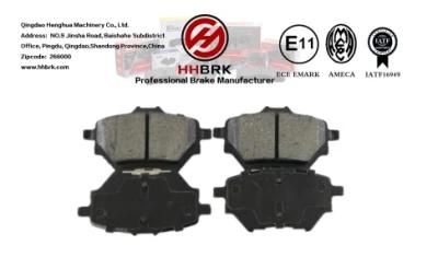 D1891 Hot Selling High Quality Auto Parts Ceramic Metallic Carbon Fiber Brake Pads, Low Wear, No Noise, Low Dust Long Life Family