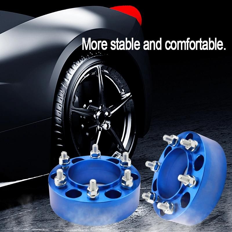 2 Inch Thickness PCD 6*5.5 (6X139.7) Black M14X1.5 Wheel Spacers Adapter for Car Modification