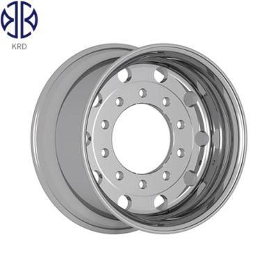 13X22.5 Aluminum Alloy Polished Bright Forged Truck Bus Trailer High Quality Wheel Rim
