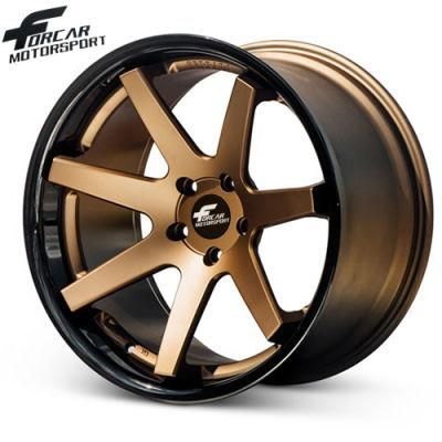 Bronze/Black/Silver T6061 Forged Aluminum Car Rims for Luxury Car