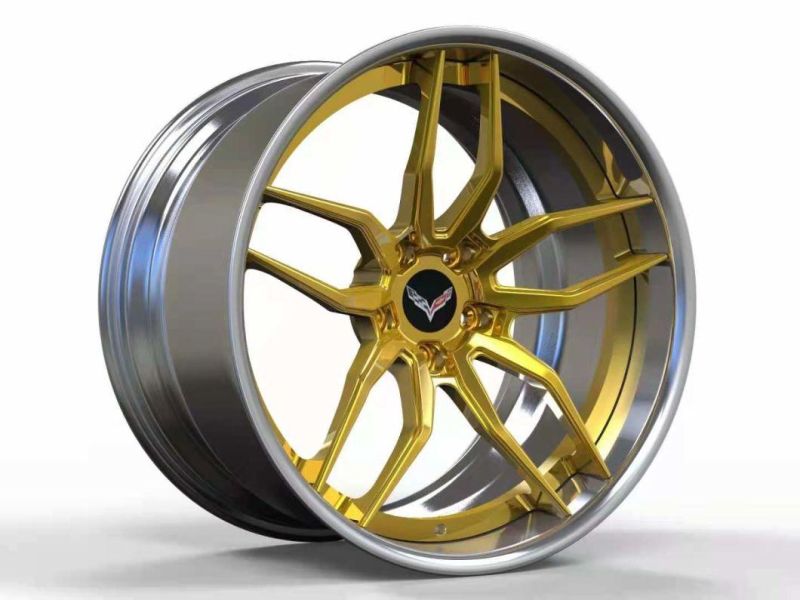 16-22 Inch Customized Forged Aluminum Alloy Wheels 2 Piece for Passenger Car