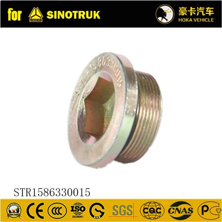 Original Sinotruk HOWO Truck Spare Parts Oil Sump Oil Drain Screw Plug Str1586330015