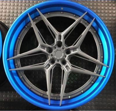 Colorful Custom Alloy Wheels Rim Forged Wheels