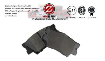 D1212 Hot Selling High Quality Auto Parts Ceramic Metallic Carbon Fiber Brake Pads, Low Wear, No Noise, Low Dust Long Life Lexus/Toyota/Pontiac