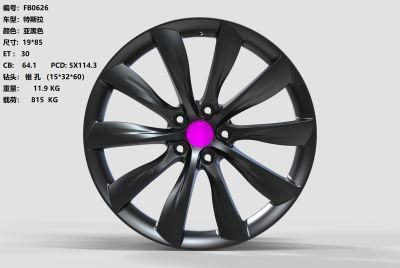 Tesla 19 Inch 5X114.3 Forged Wheel Alloy Wheel Rim for Car