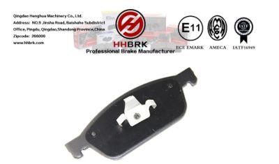D1668 Chinese Factory Auto Parts Ceramic Metallic Carbon Fiber Brake Pads, Low Wear, No Noise, Low Dust Long Life Ford