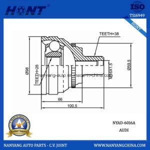 Universal Joint Shaft with 45 ABS for Audi Auto Parts