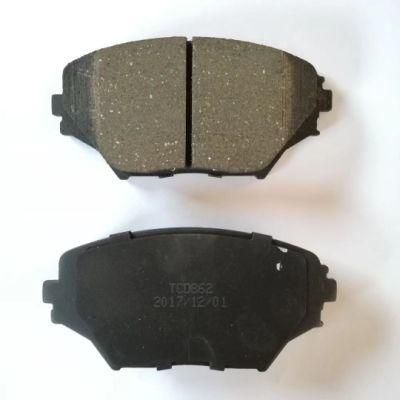 No Noise No Dust Ceramic Formula Brake Pads D862 for Toyota 04465-42080