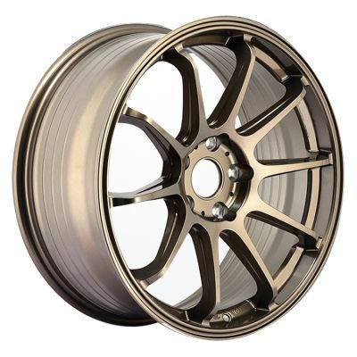 Customized Forged Alloy Aftermarket Wheel 5X114.3 Brushed Rims Rose Pink Gold Car Wheels