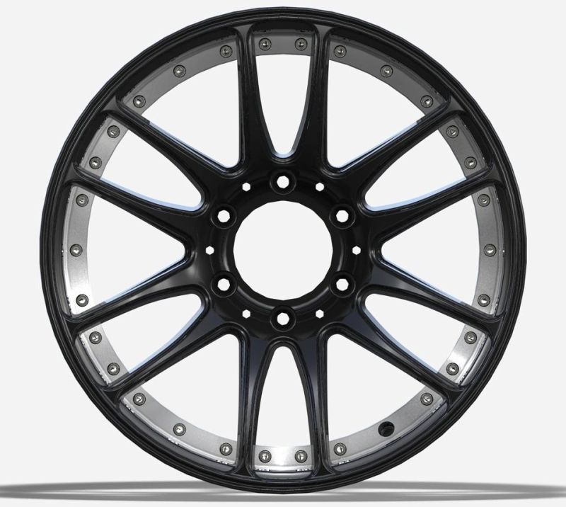 OEM/ODM Alumilum Alloy Wheel Rims 17/18 Inch 6X139.7 Black Finish Wheels for Passenger Car Wheel China Professional Manufacturer